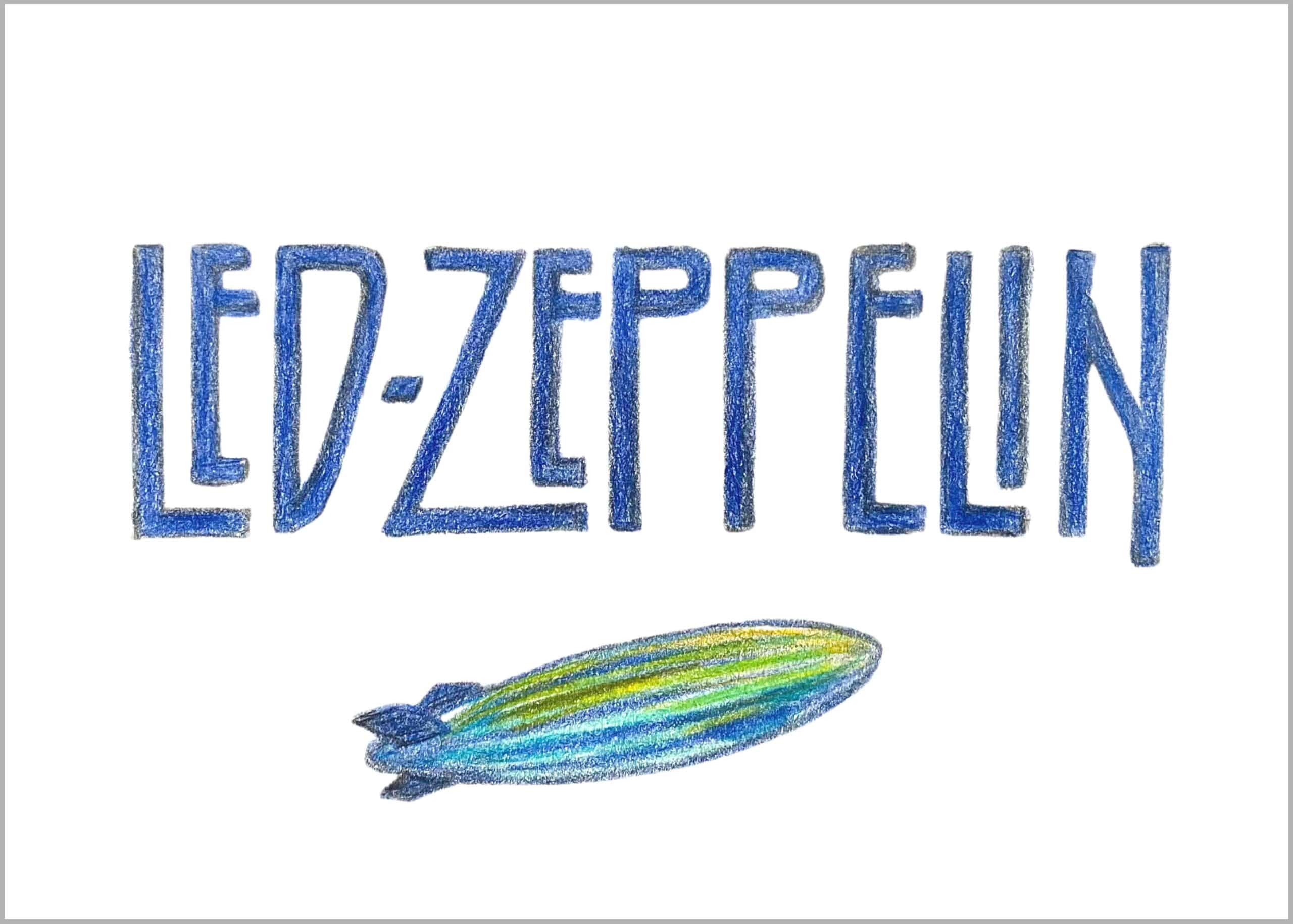 led zeppelin logo drawing