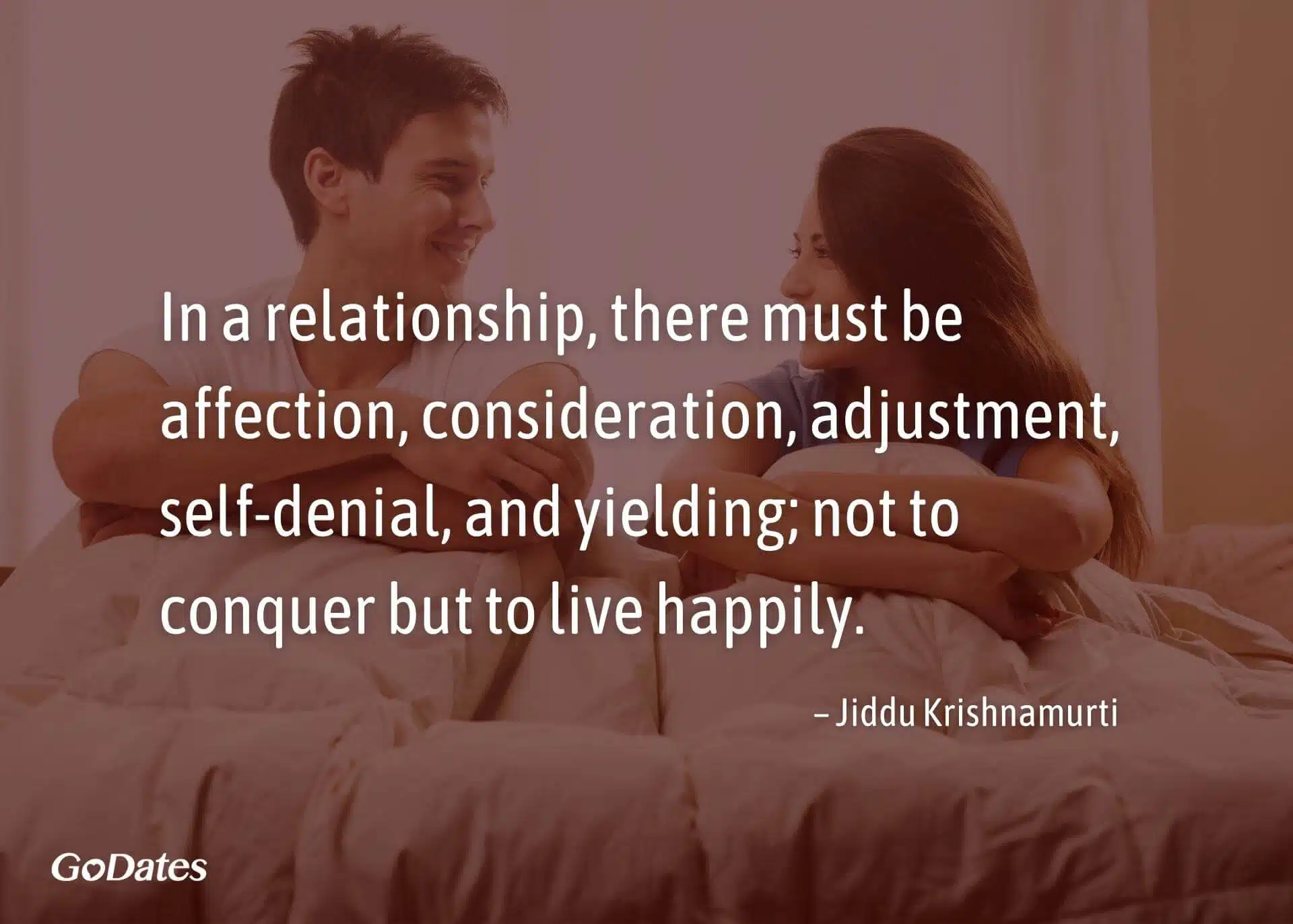 In a relationship there must be affection consideration adjustment self denial quote